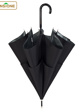 Greenstone泰坦长柄双蓬专业防紫外防晒超大降温直柄遮阳伞UPF50+