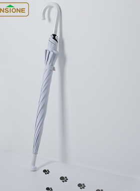 可爱文艺情侣猫爪伞ins网红抗风男女长柄防晒黑胶遮阳晴雨两用伞