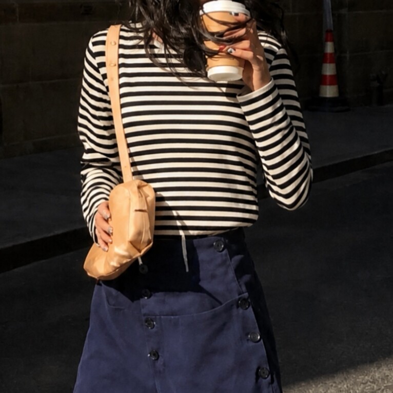 2026秋季新款女装时尚百搭显瘦长袖上衣宽松舒适T恤潮流简约81072