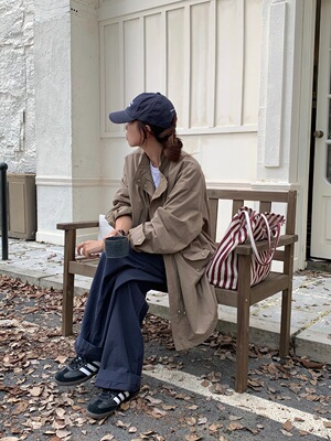 2026新款外贸日单长袖工装外套女宽松显瘦休闲百搭风衣KN24199