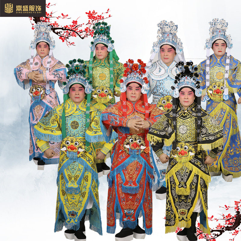 戏装 戏曲服装舞台演出古装影视武生将H军男大靠 男改良靠文明软