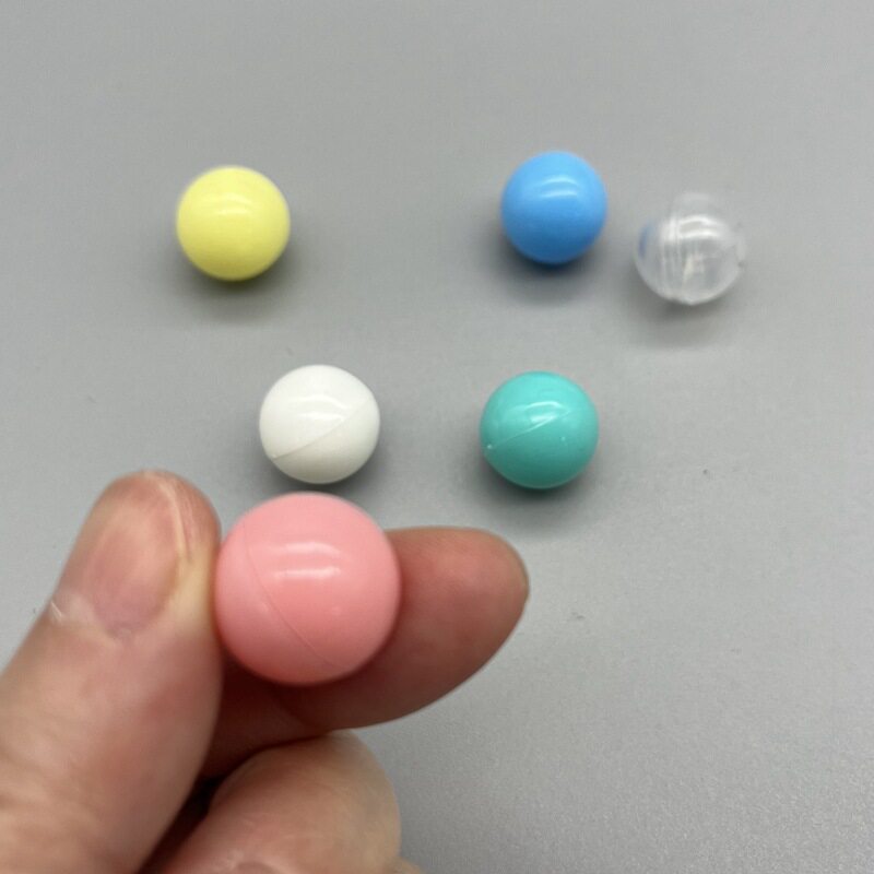1.5cm扭蛋壳空壳超小蛋迷你日本扭蛋塑胶壳15mm儿童扭扭蛋盲盒蛋