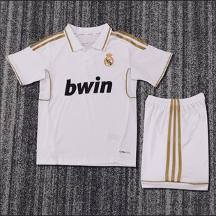 Retro 11-12 Real RONALDO OZIL Madrid Kids kit Classic Jersey