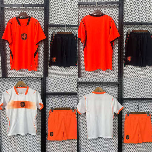 Netherlands 2026 World Cup home and away soccer Jersey Kids