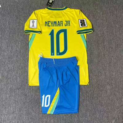 Brazil jersey kids kit 2026 Neymar JR jerseys shirt