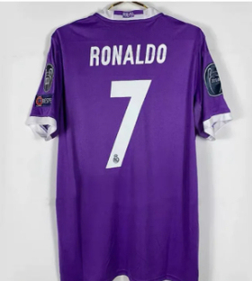 Real Madrid 16 17 Retro Ronaldo jersey Football clothes
