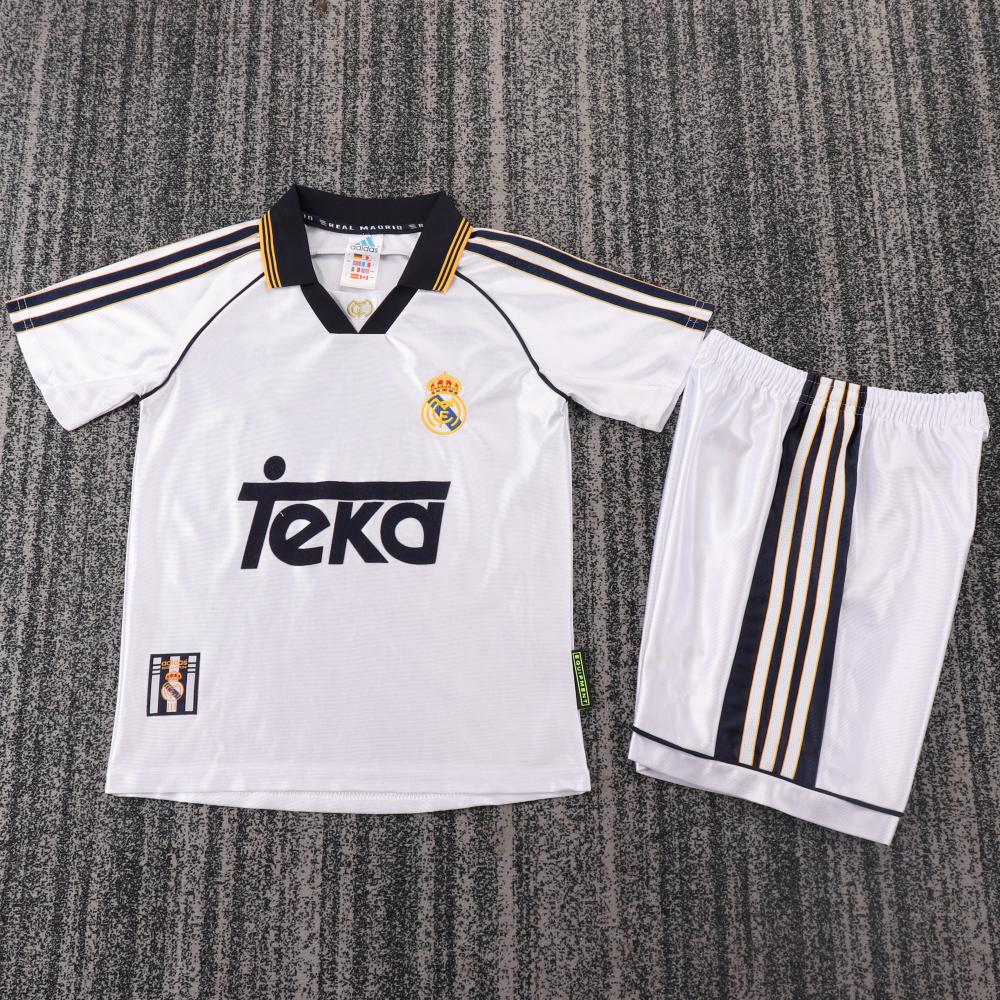Madrid 1998/99 away retro kid kit  Classic Jersey