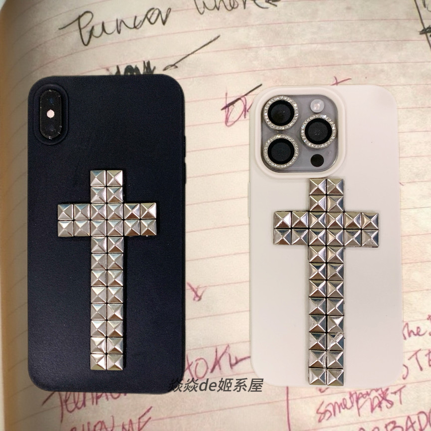 Gothic Cross Rivet Phone Case | Direct from Taobao China - Product image 5