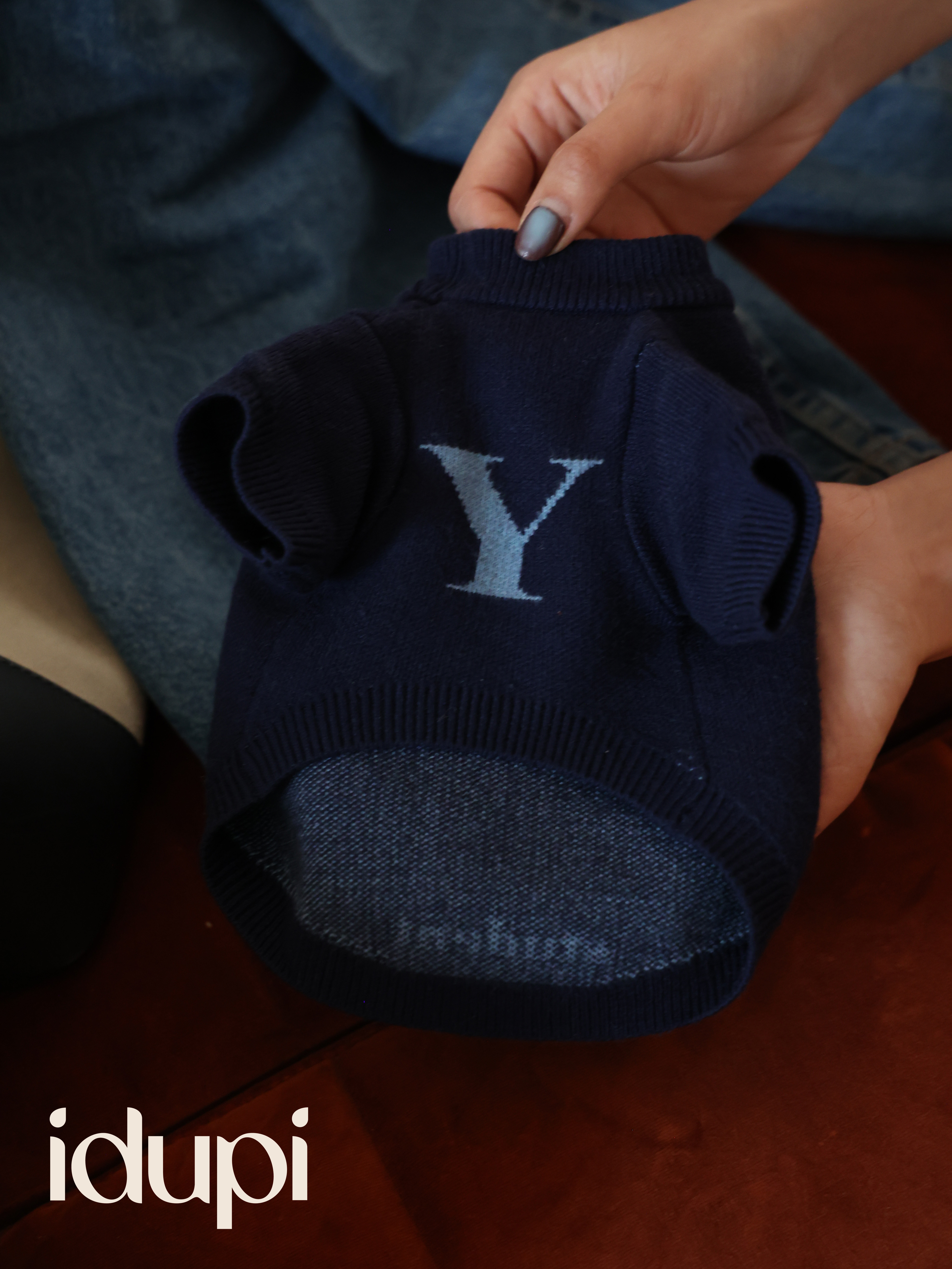 idupi美式复古名校系列耶鲁毛衣