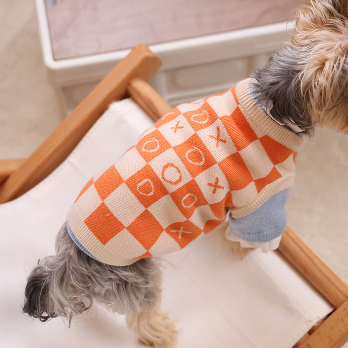 dupi原创秋冬约克夏马尔济斯背心