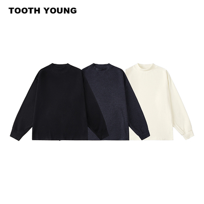 郑一爱穿搭【体感打底】针织衫冬季男弹力纯色打底羊毛大码长袖