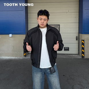 纯色长袖 拼接春季 立领夹克外套 极简未来 郑一爱穿搭