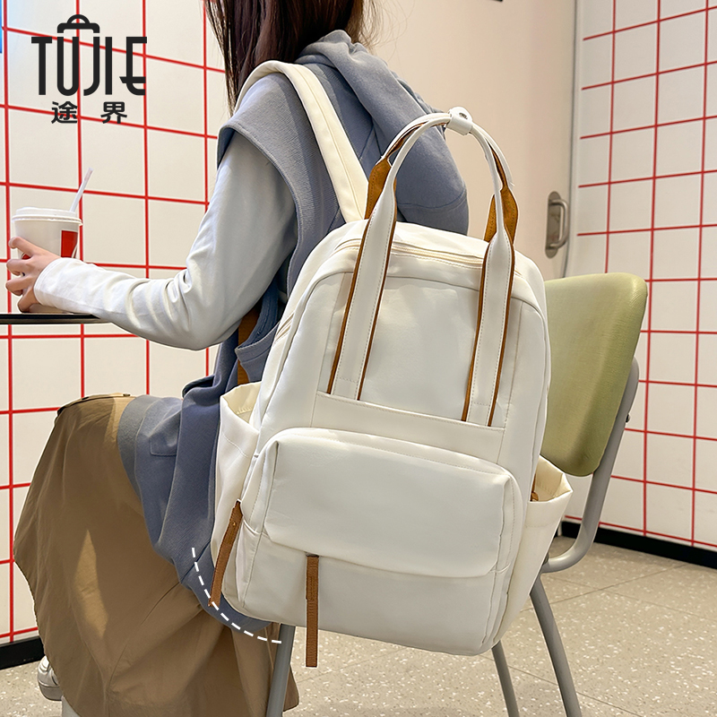 高级感洋气双肩包女小容量