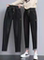 ELASTIC WAIST JEANS WOMENS WINTER NEW LOOSE HIGH-WAISTED SLIM SPRING AND AUTUMN HARLAN SMALL FOOT RADISH PANTS CASUAL