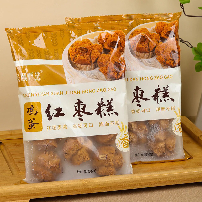 辰颐物语鸡蛋红枣糕 蓬松柔软 便捷早餐早点糕点