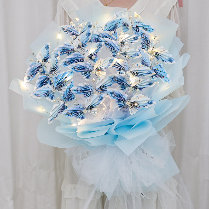 蝴蝶手工diy生日礼物女朋友