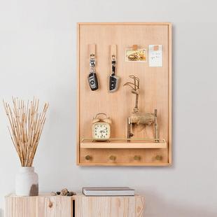 新中式电表箱遮挡配电盒弱电箱装饰画玄关电闸盒置物架挂衣钩收纳