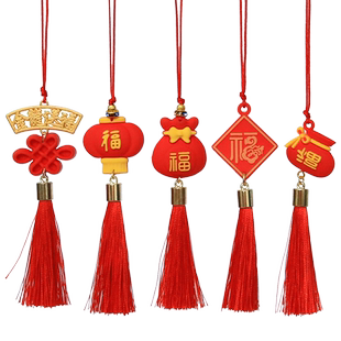 马年新年礼物装饰春节橡胶挂饰商场物业公司元旦礼品装饰摆件