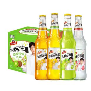 西安汉斯小木屋480ml*6瓶菠萝橙味荔枝猕猴桃味碳酸饮料果味汽水