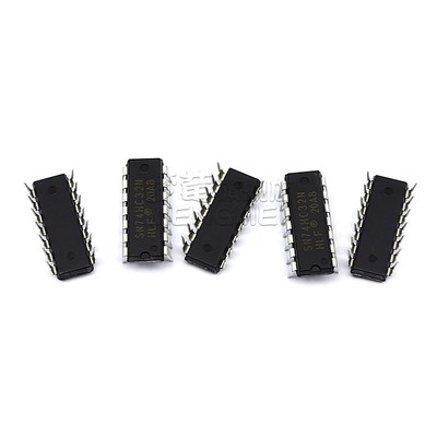 SN74HC32N 27 74 107 125 132  393 74HC164芯片集成IC直插DIP-14