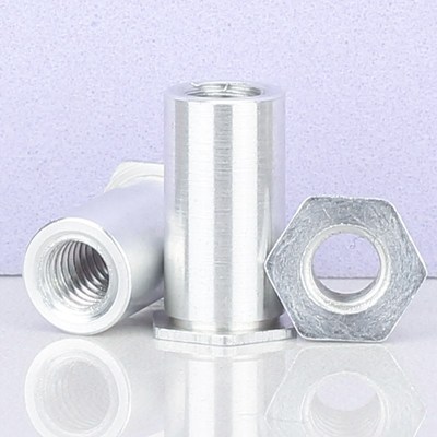 铝合金通孔压铆螺母柱卯螺柱SOA-3.5M3x3x4x5x6x7x8x9x10x11x12mm