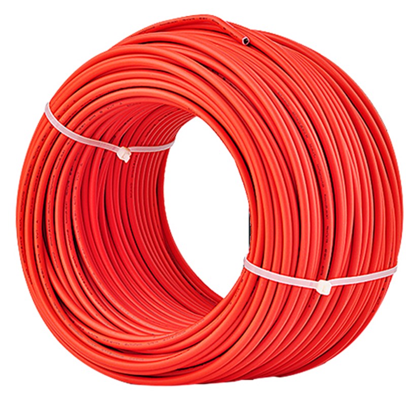 光伏直流电缆10平方PV1-F1*10mm太阳能电池板用红色黑色光伏电线