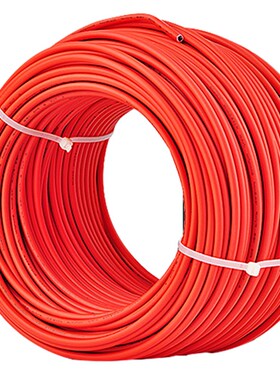光伏直流电缆10平方PV1-F1*10mm太阳能电池板用红色黑色光伏电线