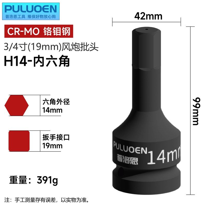 3/4寸气动H批风炮套筒加长内六角批头19mm电动重型扳手气动旋具,包装,五金配件包装,淘宝优惠券,粉丝福利购,淘宝优惠卷