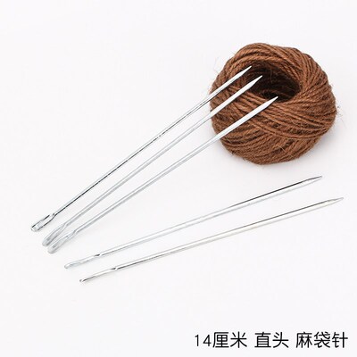 篷布缝补针编织袋针缝口大针大号粗针不锈钢针大眼针缝包针封包针
