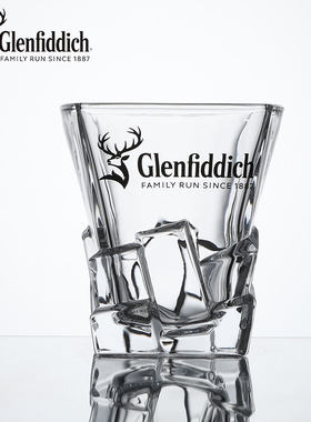 Glenfiddish格兰菲迪威士忌杯洋酒杯 中古vintage玻璃杯子酒杯