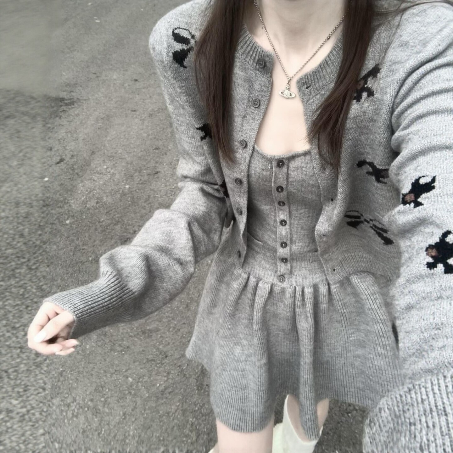 春季搭配一整套大码胖mm