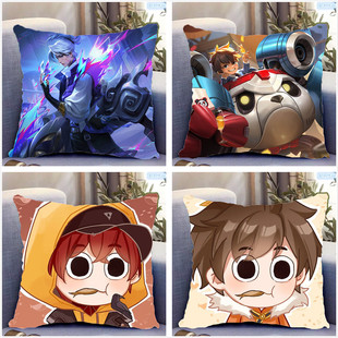 王者荣耀周边双面抱枕刘禅刘备同款皮肤卡通动漫二次元礼物可定制