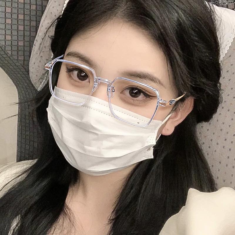 骑车护目镜骑行专用防风无度数日夜两用平光镜眼镜男女通用防直发