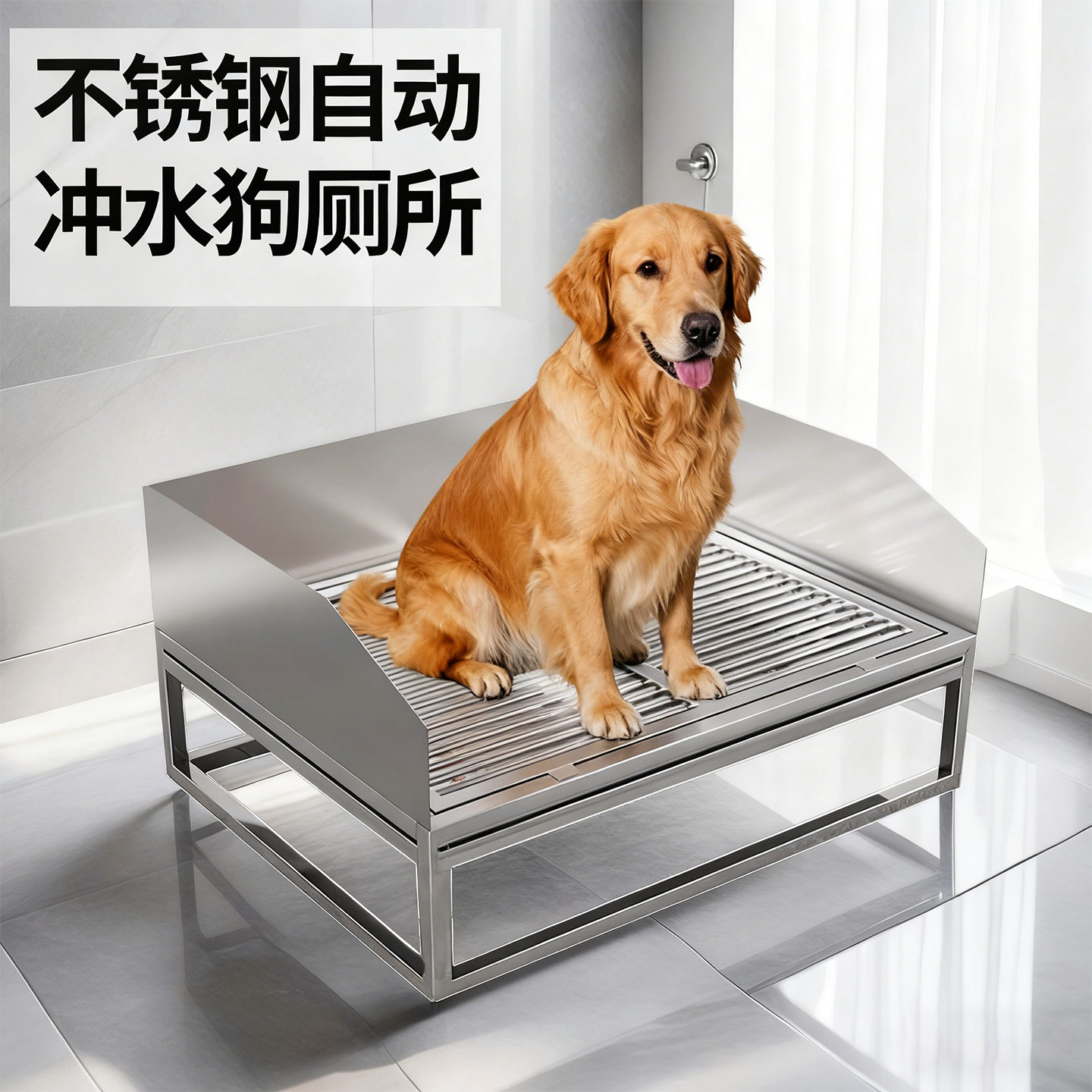 不锈钢狗厕所定点排便自动清理