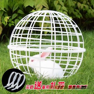 走地鸡笼子塑料球形鸡笼圆形兔笼可滚动景区走动觅食散养鸡笼网红