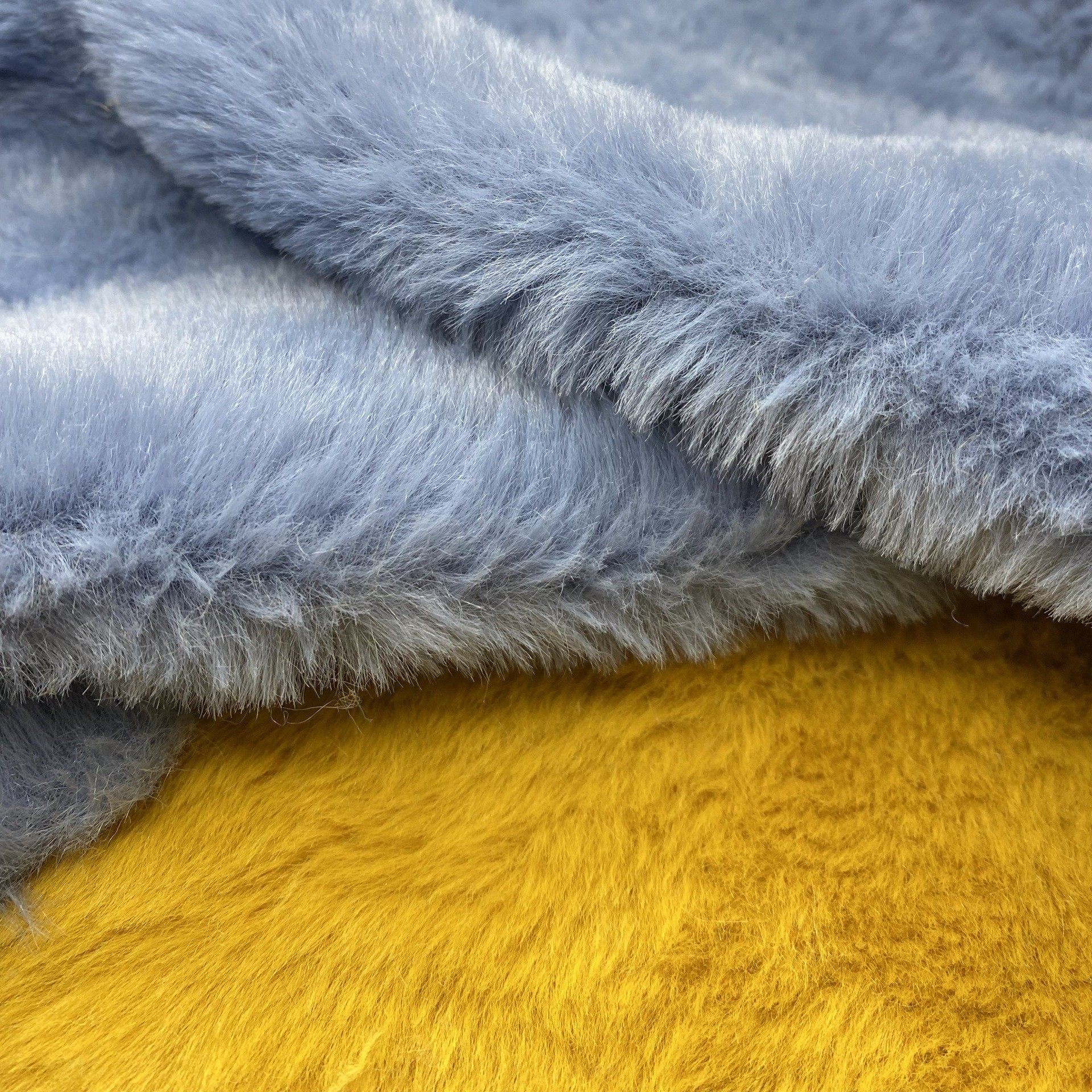 现货15毛大兔毛 15mm毛高人造毛绒 超柔仿兔毛玩偶玩具地毯面E18