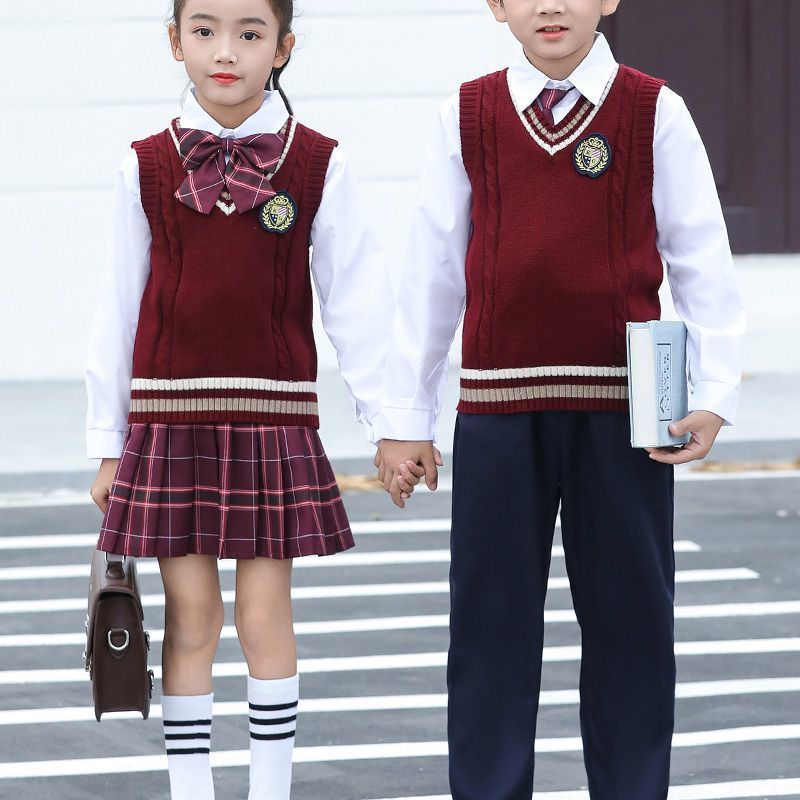 儿童合唱诗歌朗诵演出服学院幼儿园运动会秋冬班服中小学生套装