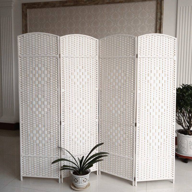 简易隔断墙自装屏风帘可移动墙板展厅活动卫生间门口设计师款中式