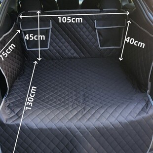 宠物车载狗狗垫子防脏隔离方便清洗特斯拉Y拍照中号SUV后备箱绢花