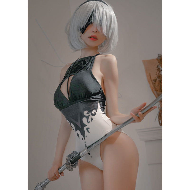 NieR:Automata尼尔机械纪元cos 2B性感泳衣泳装性感 Cosplay