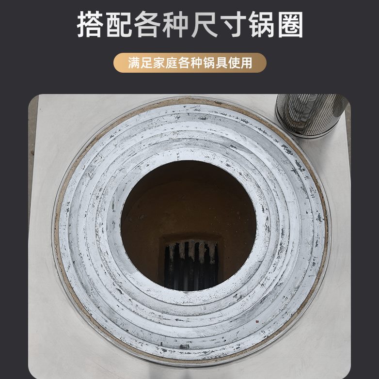 锅新款柴无烟移动双农村柴火灶家用大锅灶不锈钢户外炉烧木加厚台
