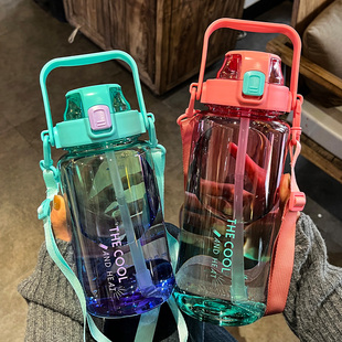 2000ml大容量水杯女生2025新款高颜值夏天耐高温水壶男款运动杯子