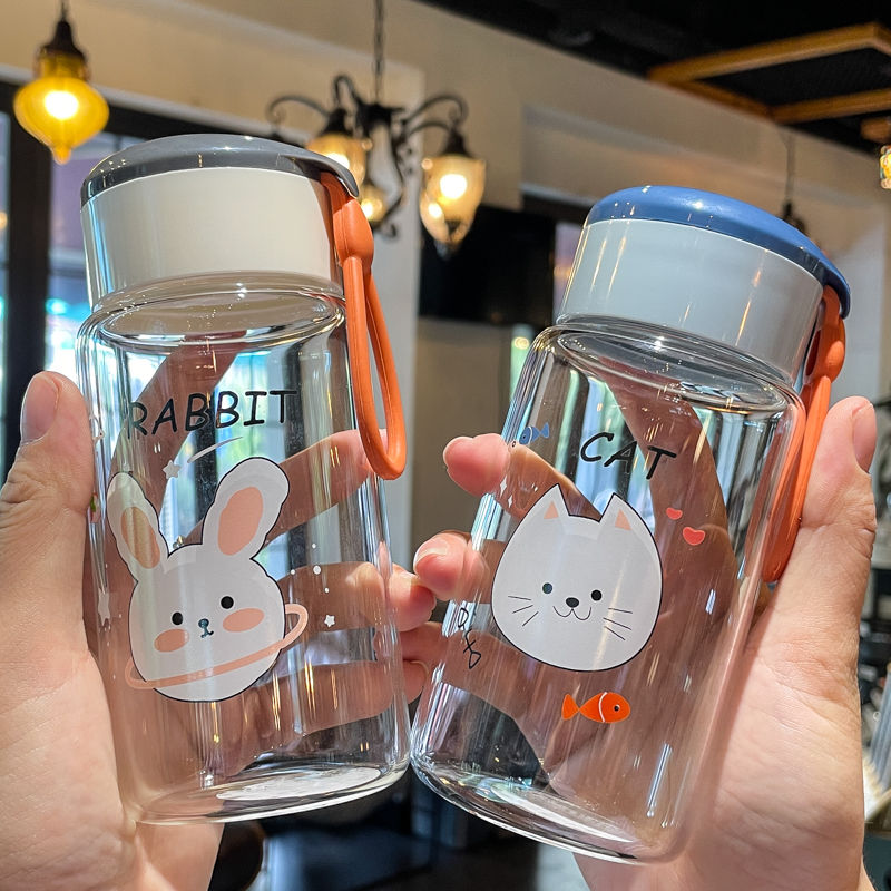 Small glass Mini lovely portable Water cup children glass Portable Heat men and women student kettlein the Tableware , Cup/Cups/Kettle , Glass  category - from Buy2taobao.com to provide professional Taobao agent buy service