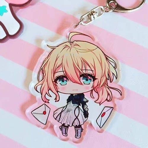 紫罗兰薇尔莉特Q版钥匙扣挂件