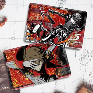 女神异闻录P5明智吾郎joker雨宫莲流麻流沙立牌吧唧徽章谷子周边