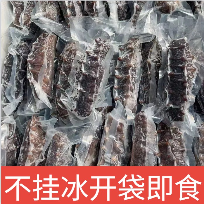 大连鲜活即食海参高品质新鲜冷冻野生深海辽刺参滋补独立包装500g