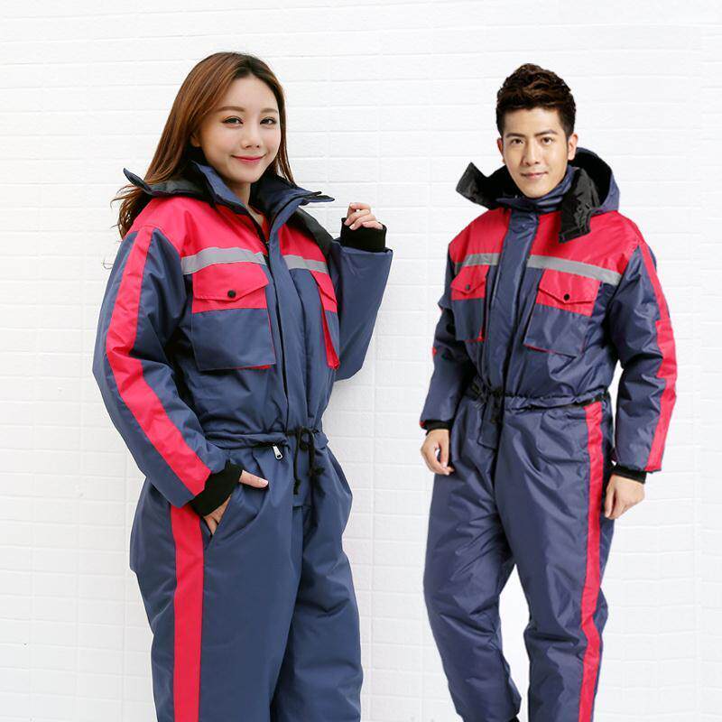 东北重型防寒服冷库服连体防冻冷库防寒服保暖防水冬钓服低温羽绒