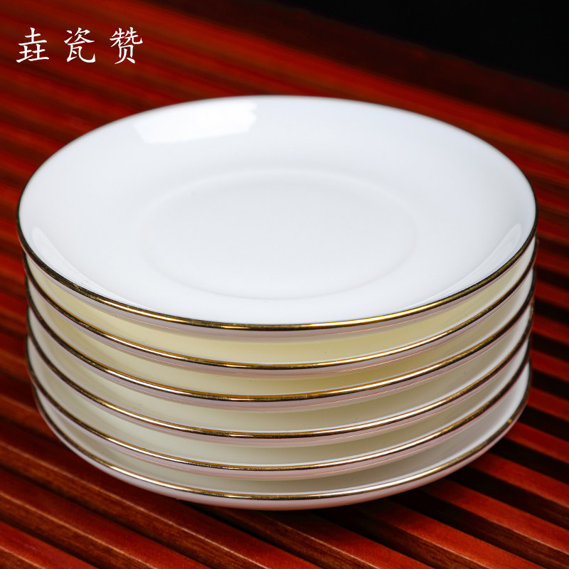 陶瓷茶杯垫茶道定制雅致精陶茶杯托羊脂玉瓷杯碟白瓷盏托功夫茶具,餐饮具,茶道/零配,淘宝优惠券,粉丝福利购,淘宝优惠卷