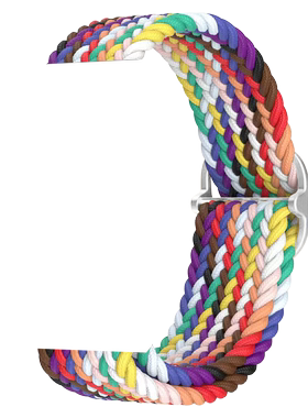 适用于KU7 Plus手表的彩虹编织表带宽度22mmKU7、KU7 Ultra/GW等系列