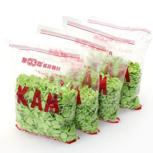 5亮面沙面树脂四合扣华联T5长针KT5开口塑料服装按扣文件纽扣